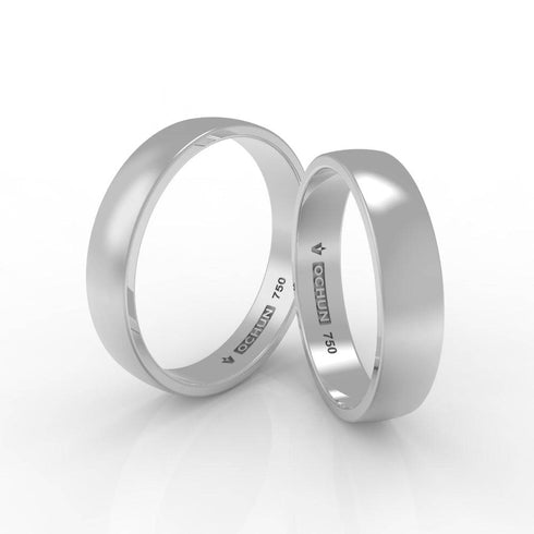 Odedya Quad - Anillos De Matrimonio Oro 18K - Ochun Joyeros - Ochun Joyeros